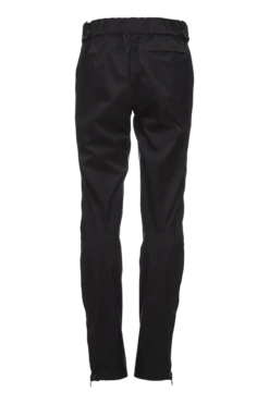 Black Diamond Stormline Stretch Full Zip Rain Pants Women's -Feathered Friends Shop StormlineFLZPRNPant Womens Back