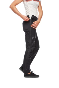 Black Diamond Stormline Stretch Full Zip Rain Pants Women's