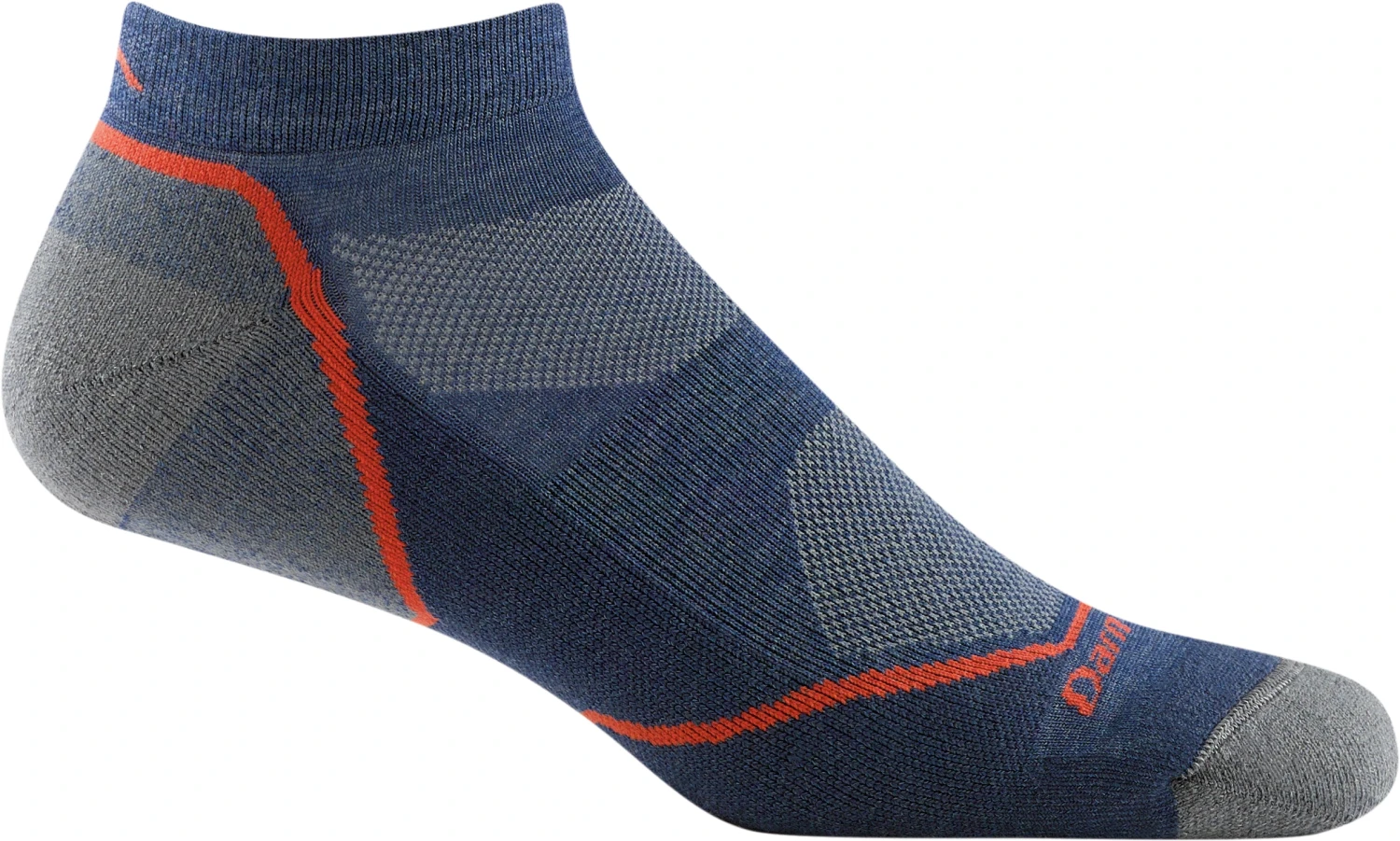 Darn Tough No Show Lightweight Cushion Hiking Sock Men's 5 Darn Tough No Show Lightweight Cushion Hiking Sock Men's - Image 3