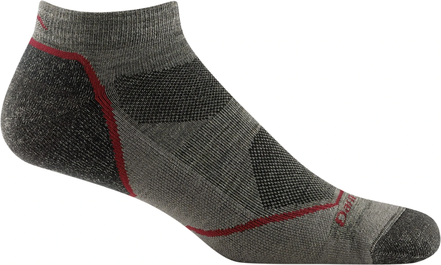 Darn Tough No Show Lightweight Cushion Hiking Sock Men's 4 Darn Tough No Show Lightweight Cushion Hiking Sock Men's - Image 2