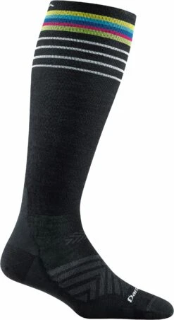 Darn Tough Over The Calf Stride Ultra Lightweight Graduated Light Compresssion Running Sock Women's Black F22
