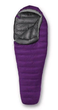 Feathered Friends Egret UL 20/30 Women's Sleeping Bag -Feathered Friends Shop feathered friends egret ul 20 30 degree womens sleeping bag lupine purple