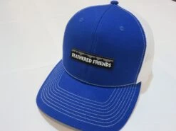 Feathered Friends Pro Style Trucker Mountain Logo Patch Hat -Feathered Friends Shop feathered friends pro style trucker mountain logo patch hat royal white