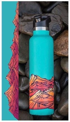 Hydrascape Infinity Sticker -Feathered Friends Shop hydrascape alpenglow sticker