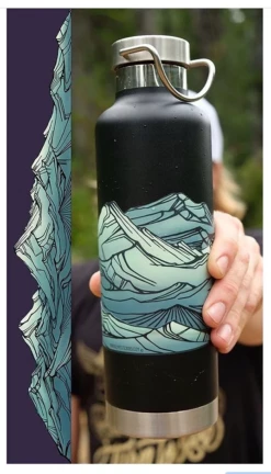 Hydrascape Infinity Sticker -Feathered Friends Shop hydrascape moonglow sticker