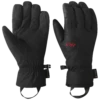 Outdoor Research BitterBlaze Aerogel Gloves Men's Black/Tomato -Feathered Friends Shop outdoor research bitterblaze aerogel gloves mens