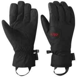 Outdoor Research BitterBlaze Aerogel Gloves Men's Black/Tomato