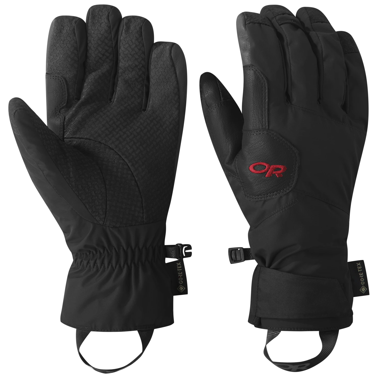 Outdoor Research BitterBlaze Aerogel Gloves Men's Black/Tomato 3 Outdoor Research BitterBlaze Aerogel Gloves Men's Black/Tomato