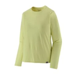 Patagonia Long-Sleeved Capilene Cool Daily Shirt Women's -Feathered Friends Shop patagonia long sleeved capilene cool daily shirt womens jellyfish yellow isla yellow x dye