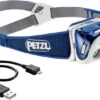 Petzl Reactik Headlamp -Feathered Friends Shop petzl reactik headlamp blue